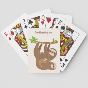 Niedliche Slots für individuelle Name und Farbe Spielkarten