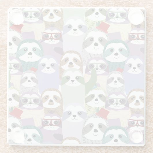 Niedliche Slots Glasuntersetzer (Rückseite)