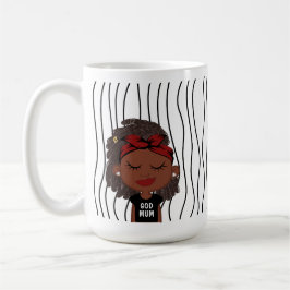 Niedliche Smirking Frau Stripte Tasse. Such dir au Kaffeetasse