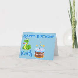 NIEDLICHE SNAKE HAPPY BIRTHDAY CARD KARTE