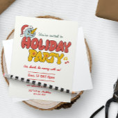 niedliche Snowboardparty Einladung