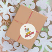 niedliche Snowboardparty Geschenkanhänger