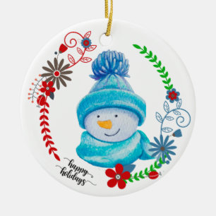 Niedliche Snowman Dekoration Weihnachtsbaumschmuck