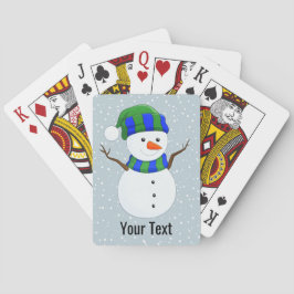 Niedliche Snowman Design Klassische Spielkarten