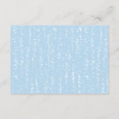 Niedliche Snowman Display Showeinsteckkarte Begleitkarte (Rückseite)