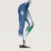 Niedliche Snowman-Leggings Leggings (Rechts)