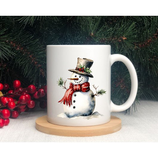 Niedliche Snowman Winter-Tasse Kaffeetasse