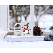 Niedliche Snowman Winter-Tasse Kaffeetasse
