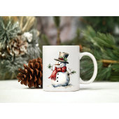 Niedliche Snowman Winter-Tasse Kaffeetasse