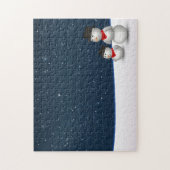 Niedliche Snowmenkonstellation Puzzle (Vertikal)