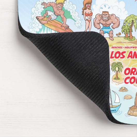 Niedliche SoCal-Maus-Pad Mousepad (Ecke)