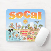 Niedliche SoCal-Maus-Pad Mousepad (Mit Mouse)