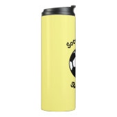 Niedliche Soccer-Ball-Mama Personalisiert Thermosbecher (Nach links gedreht)