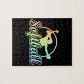 Niedliche Softball Puzzle (Horizontal)