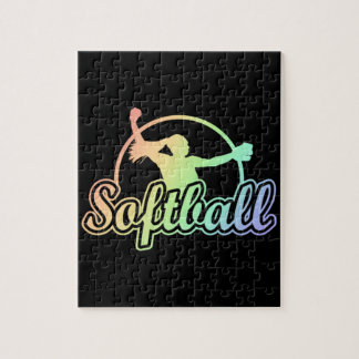 Niedliche Softball Puzzle