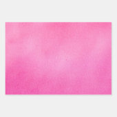 Niedliche Solid Gradient Ombre Pink Geschenkpapier Set (Vorderseite 2)