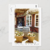 Niedliche Solvang Postkarte! Postkarte (Vorne/Hinten)