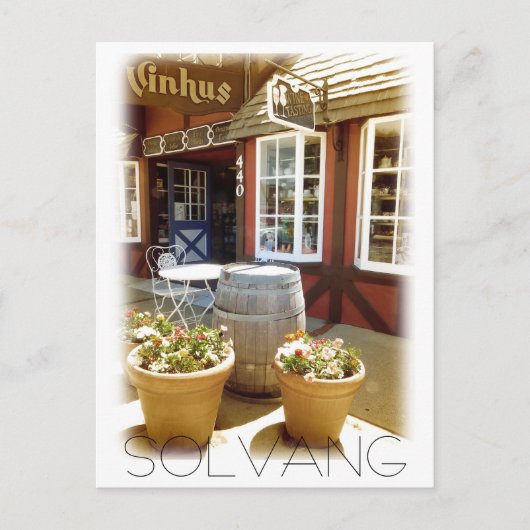 Niedliche Solvang Postkarte! Postkarte (Vorderseite)