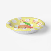 Niedliche  Sommer Cartoon Illustration Pappteller (Gewinkelt)