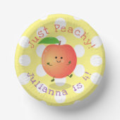 Niedliche  Sommer Cartoon Illustration Pappteller (Vorderseite)