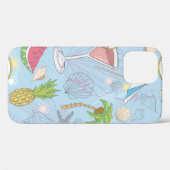Niedliche Sommer-Illustrationsmuster mit Wassermel Case-Mate iPhone Hülle (Rückseite (Horizontal))
