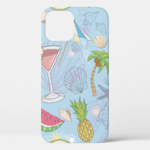 Niedliche Sommer-Illustrationsmuster mit Wassermel Case-Mate iPhone Hülle