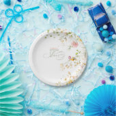 Niedliche Sommer-Wildblumen jede Dusche Pappteller (Party)