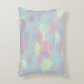 niedliche Sommerfarben mit Pastellpinsel Dekokissen (Vorderseite(Vertikal))