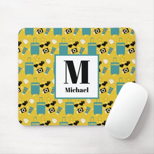 Niedliche Sommerferien-Elemente-Mauspad Mousepad (Mit Mouse)