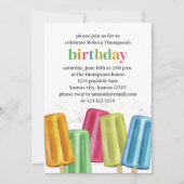 Niedliche Sommergeburt Einladung (Vorderseite)