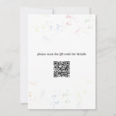 Niedliche Sommergeburt Einladung (Rückseite)