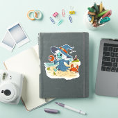 Niedliche Sommerhexe Aufkleber (iPad Hülle)