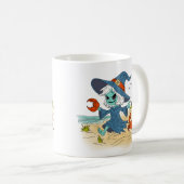 Niedliche Sommerhexe Kaffeetasse (VorderseiteRechts)