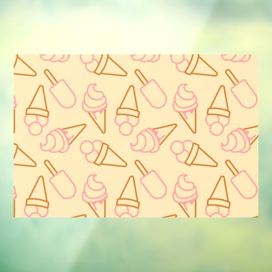 Niedliche Sommerküche mit Konturen aus Kontur Fensteraufkleber (Blatt 3)