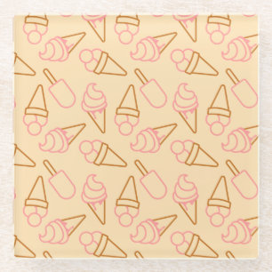 Niedliche Sommerküche mit Konturen aus Kontur Glasuntersetzer