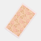 Niedliche Sommerküche mit Konturen aus Kontur Serviette (Ecke)