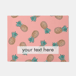 niedliche sommerliche tropische Imitate Ananas Fußmatte
