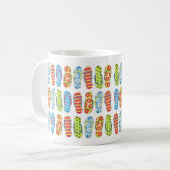 Niedliche Sommermuster Kaffeetasse (Vorderseite Links)