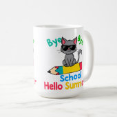 Niedliche Sommerpause Kaffeetasse (VorderseiteRechts)
