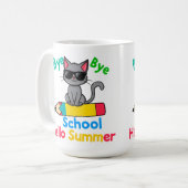 Niedliche Sommerpause Kaffeetasse (Vorderseite Links)
