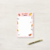 Niedliche Sommerschichten Eiscreme Post-it Klebezettel (Auf Schreibtisch)