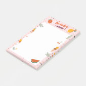 Niedliche Sommerschichten Eiscreme Post-it Klebezettel (angewinkelt)