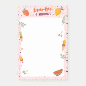 Niedliche Sommerschichten Eiscreme Post-it Klebezettel (Vorderseite)