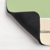 Niedliche Sommerstreifen und Skriptname Mousepad (Ecke)