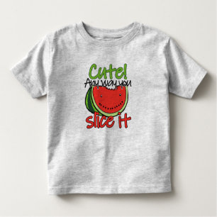 niedliche Sommerwassermelone Kleinkind T-shirt