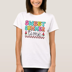 Niedliche Sommerzeit T-Shirt
