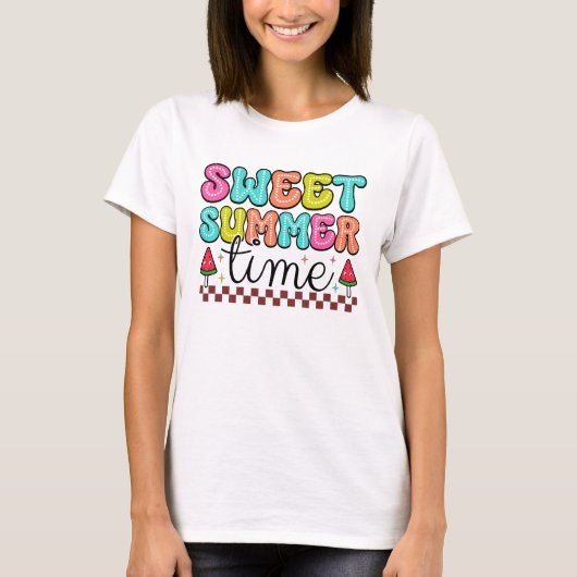 Niedliche Sommerzeit T-Shirt (Vorderseite)