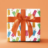 Niedliche Sommerzeitkulisse Geschenkpapier Set