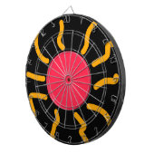 Niedliche Sonne Dartscheibe (Vorderseite rechts)
