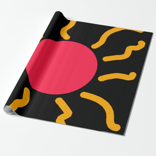 Niedliche Sonne Geschenkpapier (Ungerollt)